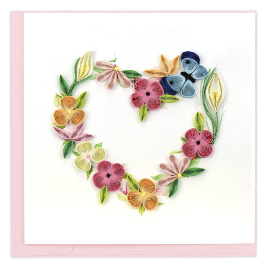 Quilling Greeting Card, 6x6", Traditional