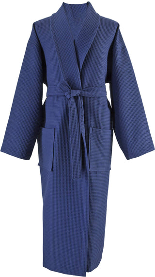 Classic Turkish Towels Robe, Navy, Kimono