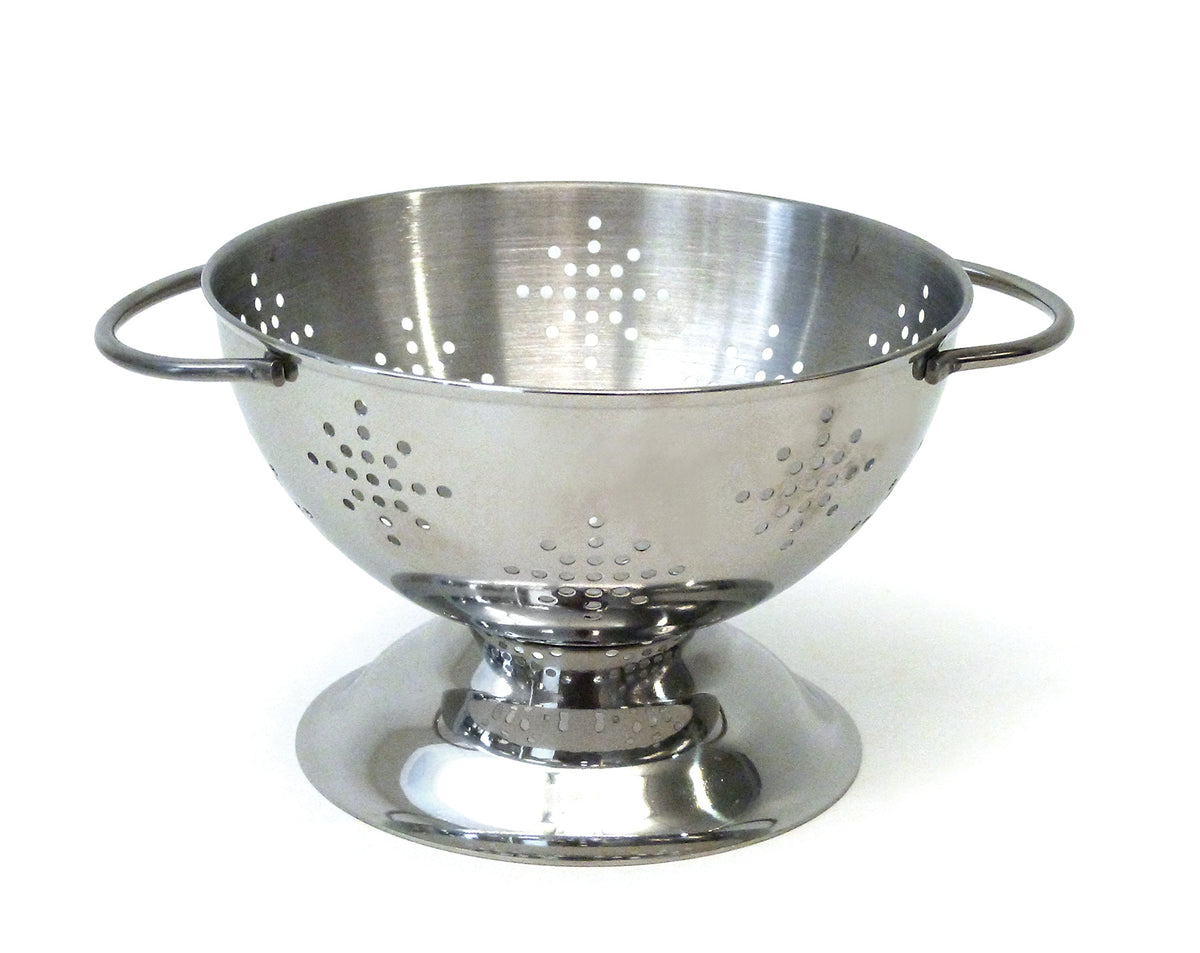 RSVP International Food Strainer, Mini, Pierced Stainless Steel