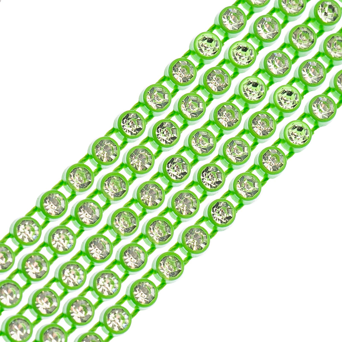 Crystal Lane Diy Craft Bead, ss8, Mint Casing Crystal
