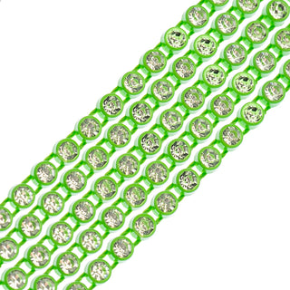Crystal Lane Diy Craft Bead, ss8, Mint Casing Crystal