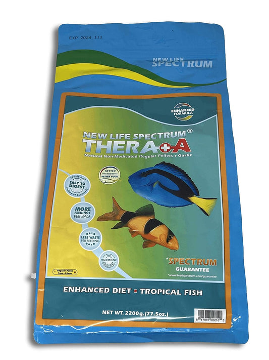 New Life International Thera+A Regular Pellet Bag for Fresh & Saltwater Fish 2200g