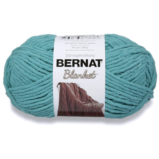 Spinrite Yarns (CA) Bernat Blanket Yarn, Light Teal