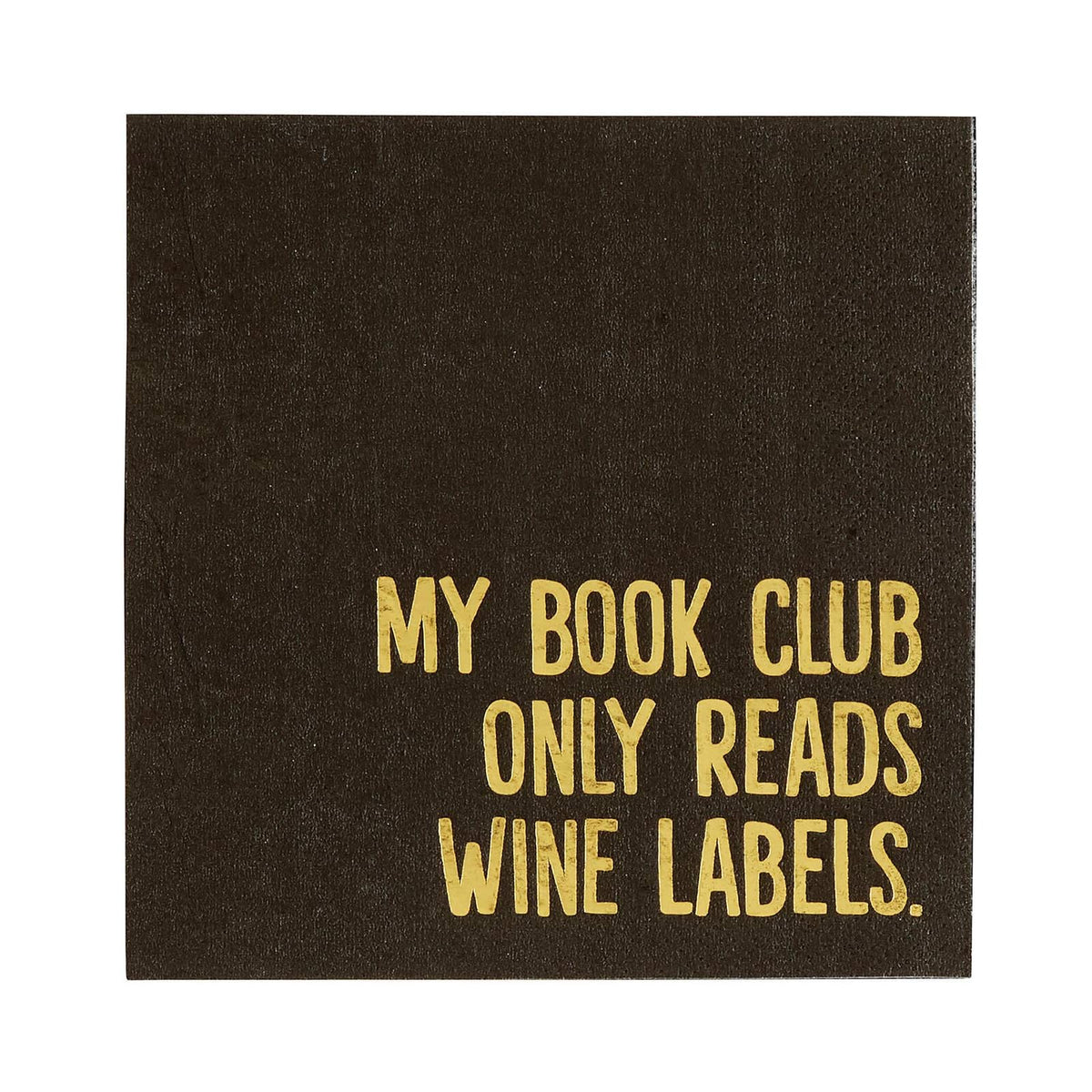 Santa Barbara Design Studio Disposable Napkin, 5 x 5.25-Inches, Book Club