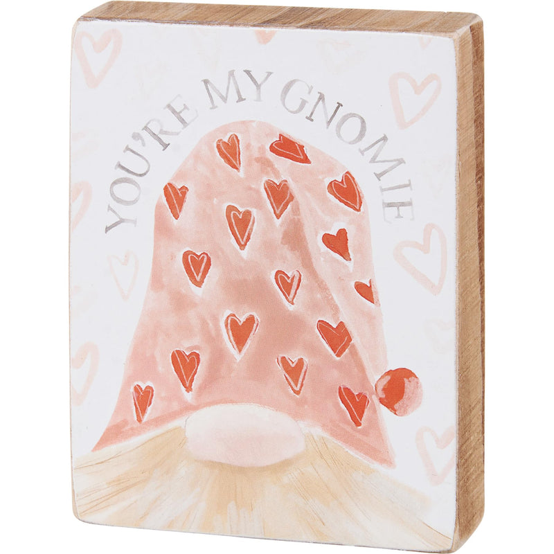 Block Sign - My Gnomie