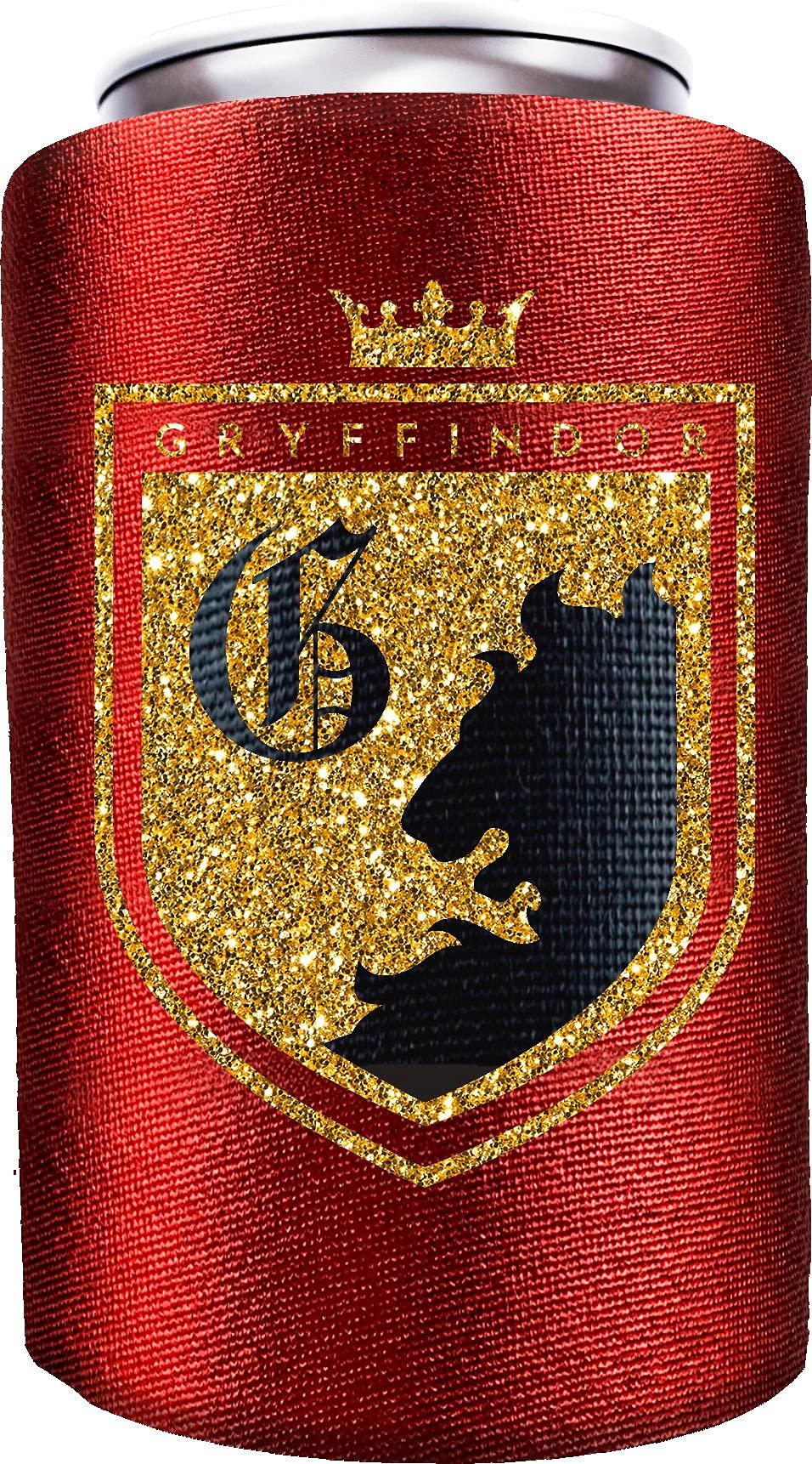 Spoontiques Harry Potter Can Cooler - Insulated Sleeve for Standard Size Cans and Bottles, One Size - Gryffindor
