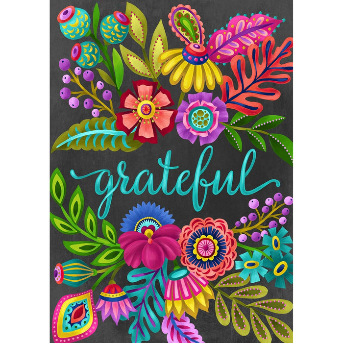 Lux Press Group Greeting Card, Medium, Grateful