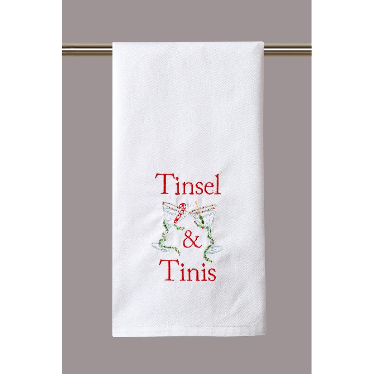 Peking Handicraft Towel, 18 x 25 inches, White, Multi