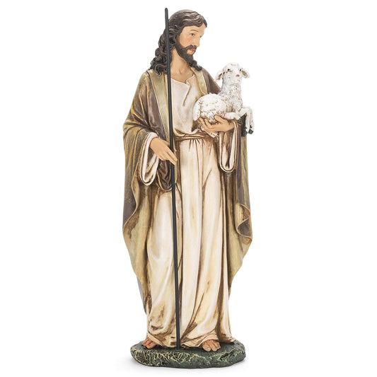 Roman New! 10" Good Shepherd Figurine Statue