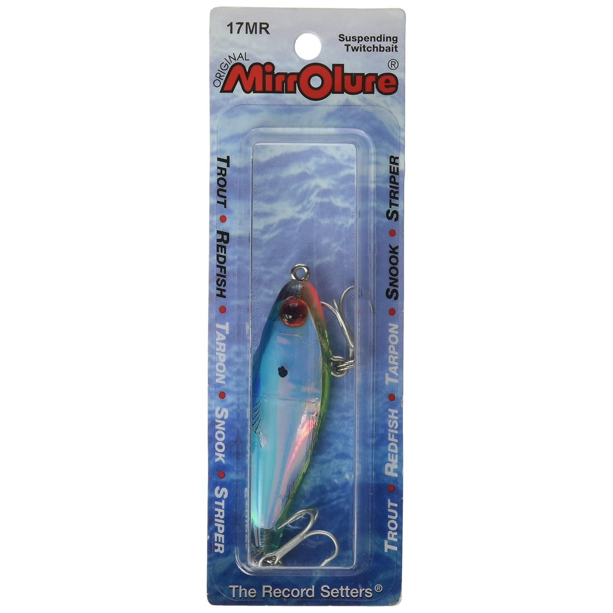 MirrOLure Fishing Hook, 2 5/8 inch 3/8 oz, Blue Back Chartreuse Belly