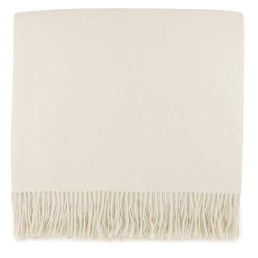 Bedford Cottage Blanket, One Size, Cream