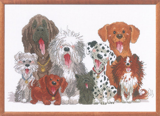 Design Works Crafts Janlynn Counted Cross Stitch Kit, Dogs of Duck Port