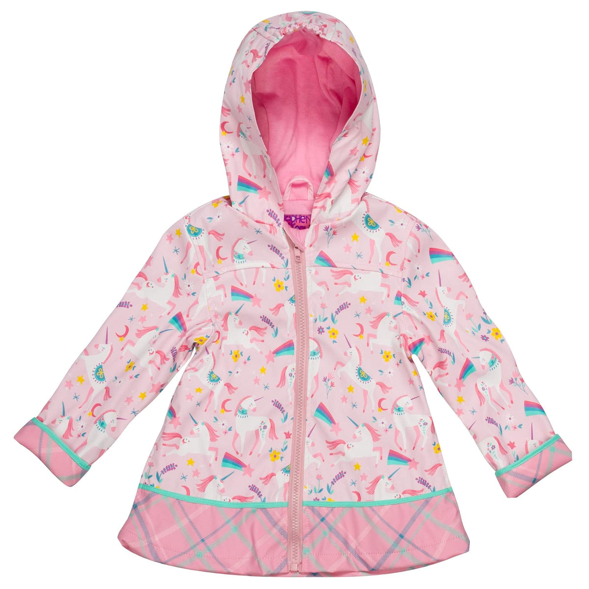 Stephen Joseph Coat, 2T, Pink Unicorn