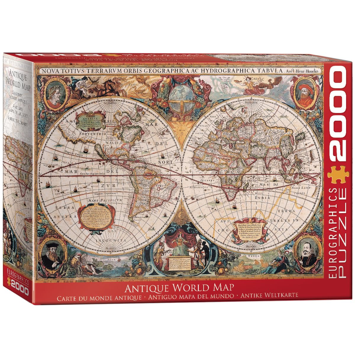 EuroGraphics Antique Map of The World Jigsaw Puzzle (2000-Piece)