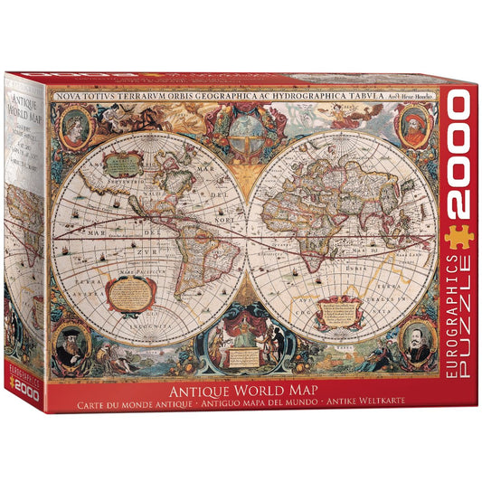 EuroGraphics Antique Map of The World Jigsaw Puzzle (2000-Piece)