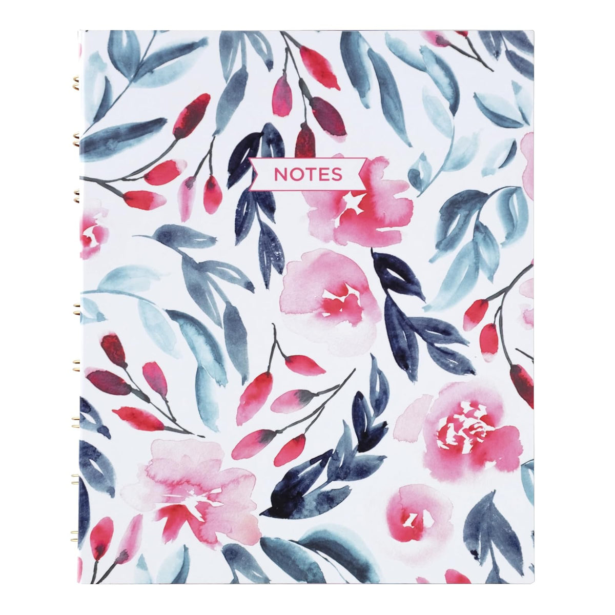 Blueline Blank Book, Tranquil Blooms