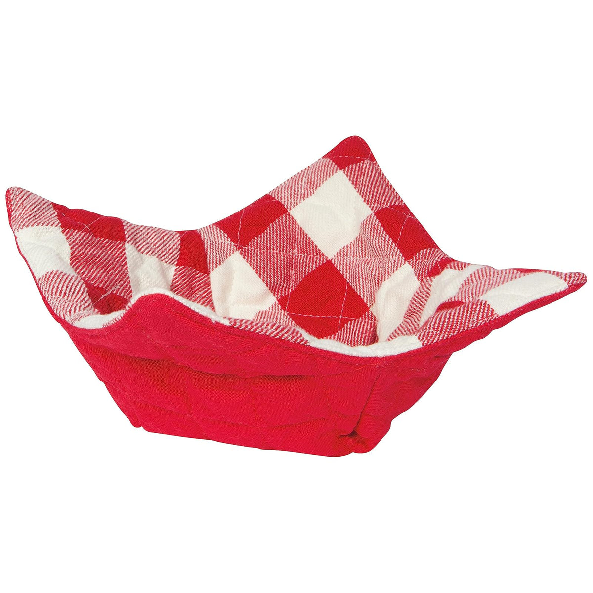 Now Designs Dishware Bowl, W9 x L9 x H2in (Pack of 1), Red