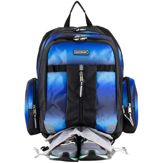 EASTSPROT Backpack, 18x13.5x9.5 inches, Blue Ombre Black
