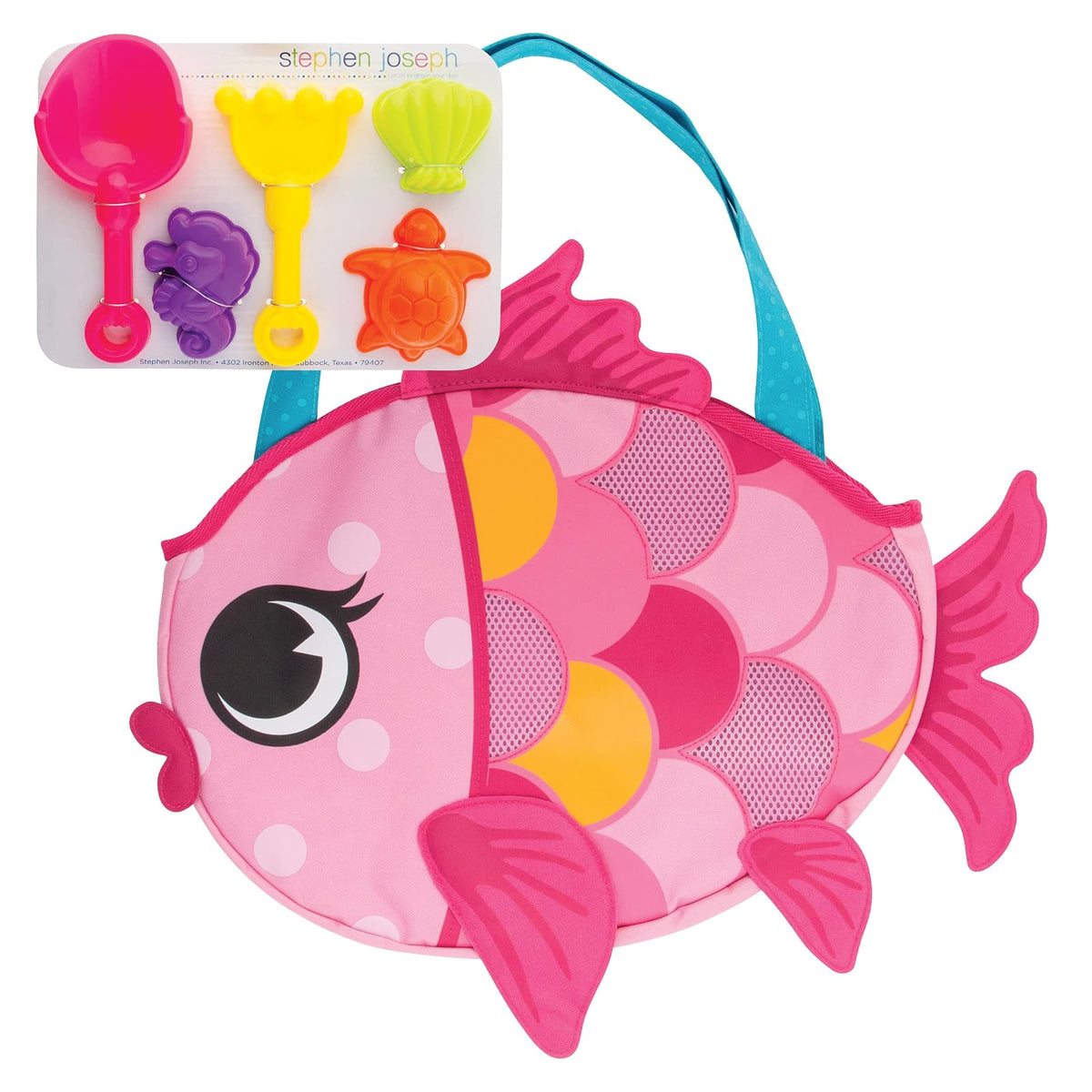 Stephen Joseph Tote Bag, Medium, Fish