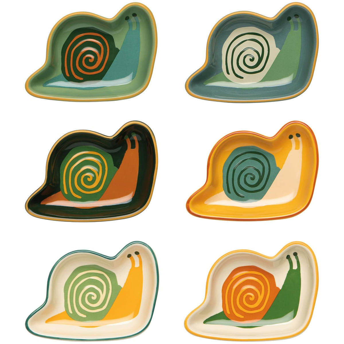 Danica Jubilee Dishware Bowl, W4 x L3 x H1in, Snails