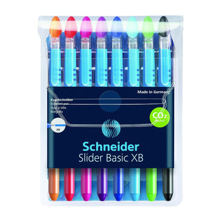 Schneider Writing Instrument, 1 Count (Pack of 8), Black,Green,Orange,Violet
