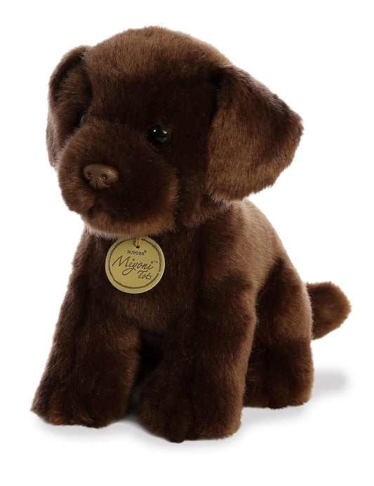 Aurora - Miyoni - 11" Chocolate Lab Pup, Brown