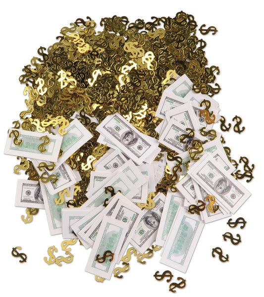 Beistle Big Bucks Print-Fetti Party Accessory (1 count) (.5 Oz/Pkg)