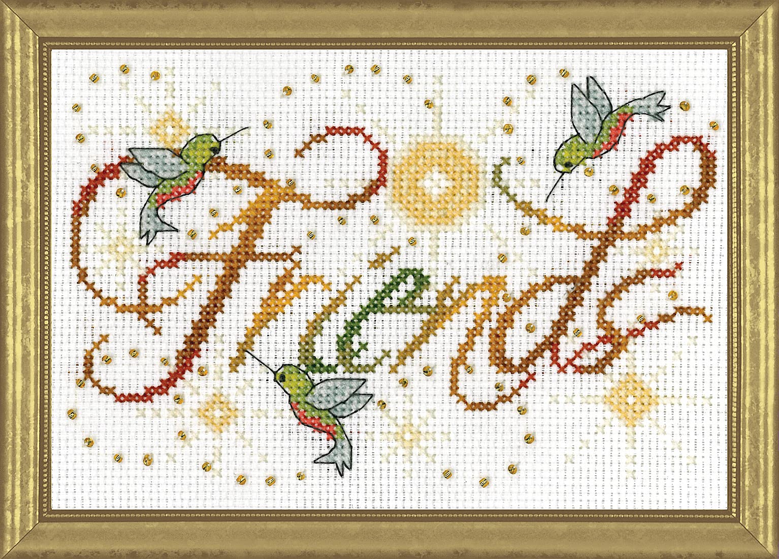 Design Works Crafts Inc. Friends, 5'' x 7' Counted Cross Stitch Kit, Multicolor