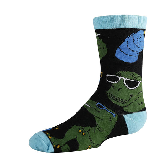 Oooh Yeah Socks Youth Kids Crazy Funny Novertly Crew Socks (Future So Bright)