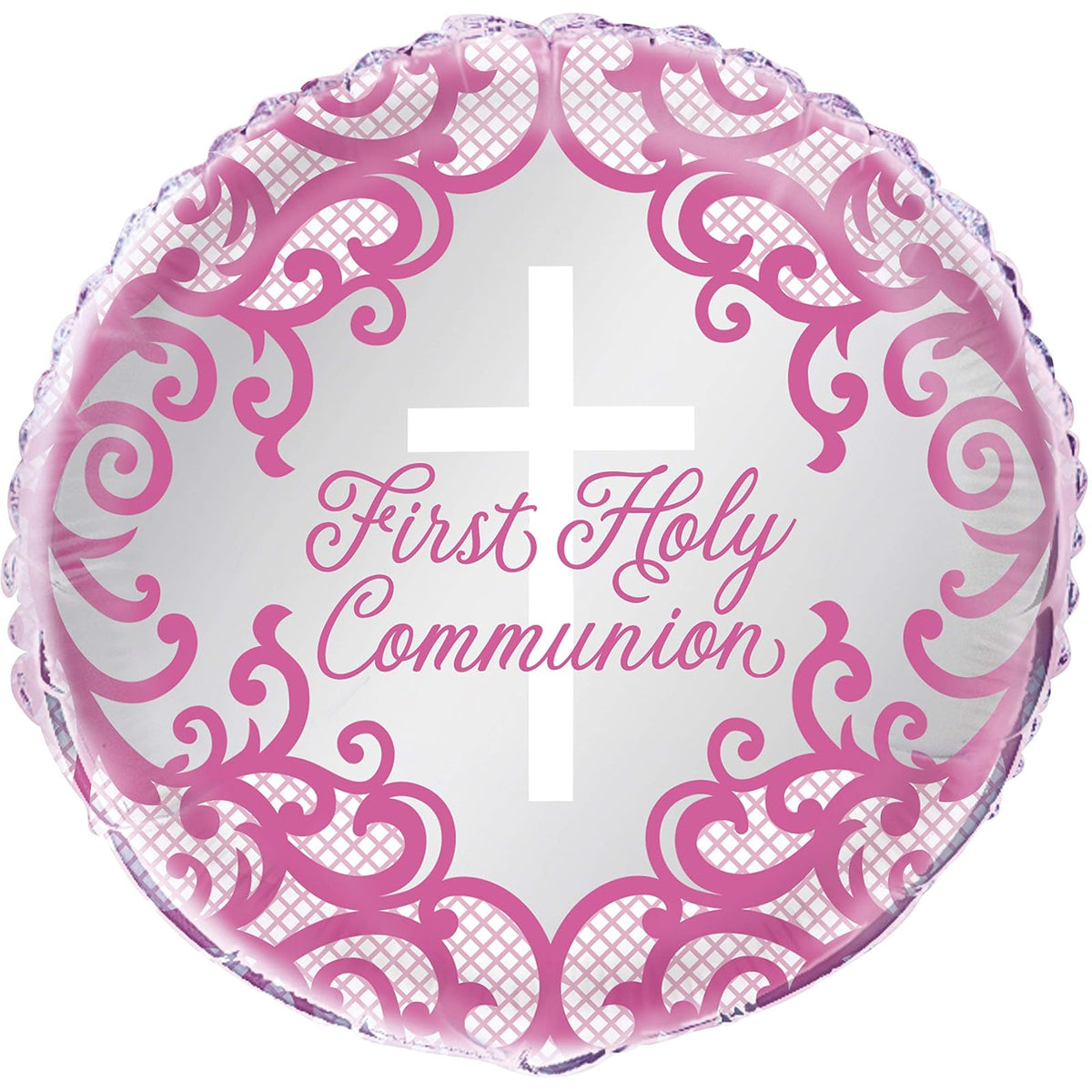 Unique Balloon, Communion, Blue,pink,white