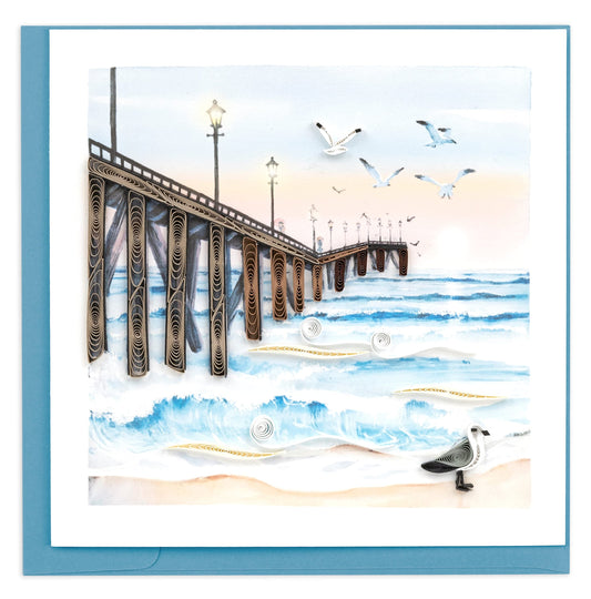 Quilling Card Greeting Card, 6x6 Inches, Multi