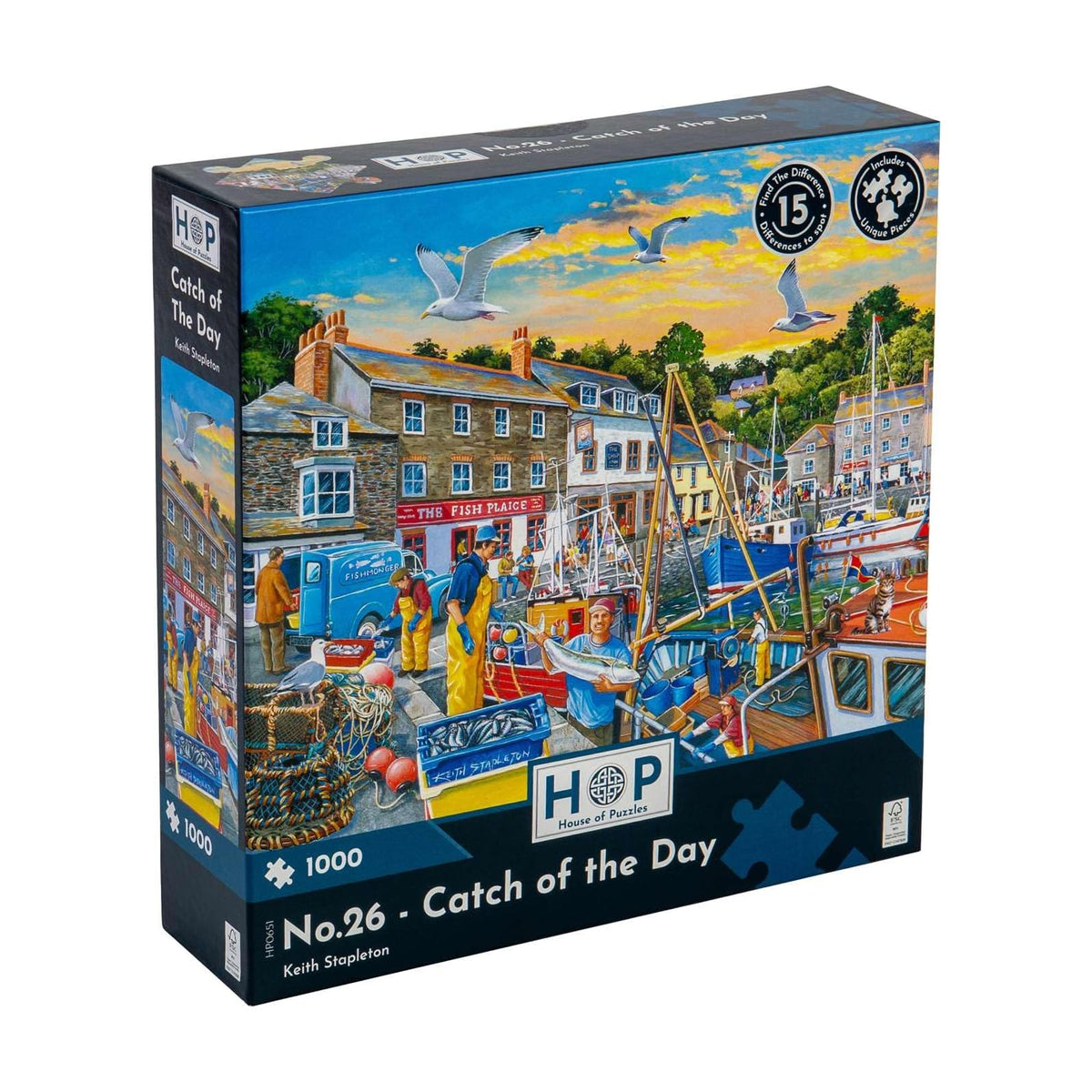 The House of Puzzles Puzzles, 48 x 69 cm, Multicolor