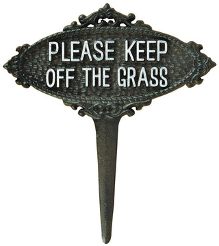 Esschert Design TT207 Series Please Keep Off The Grass Sign