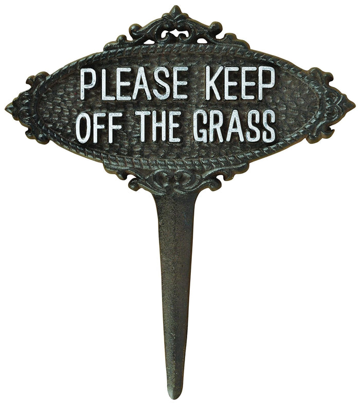 Esschert Design TT207 Series Please Keep Off The Grass Sign