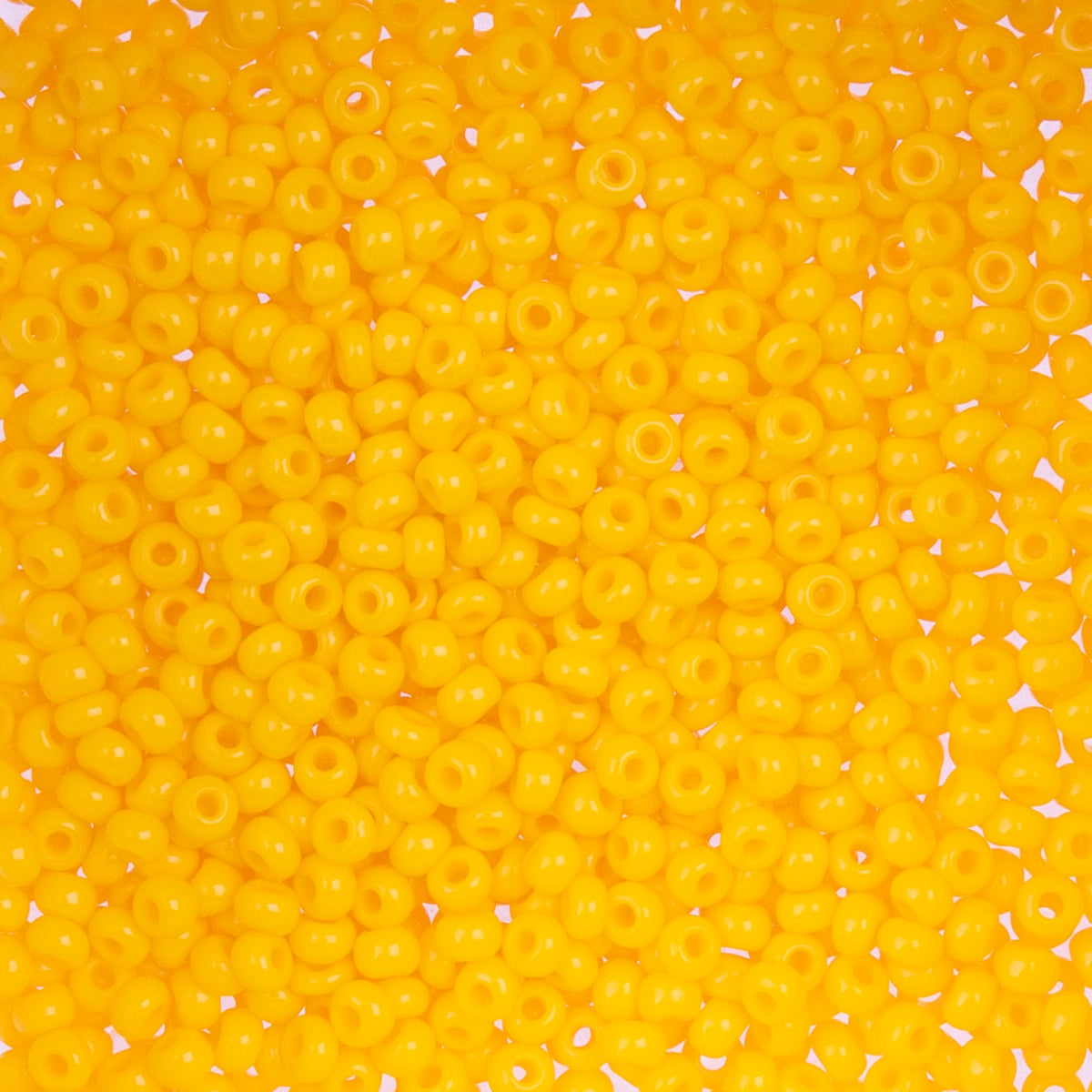 John Bead Craft Bead, 8/0 (3mm), Opaque Light Orange