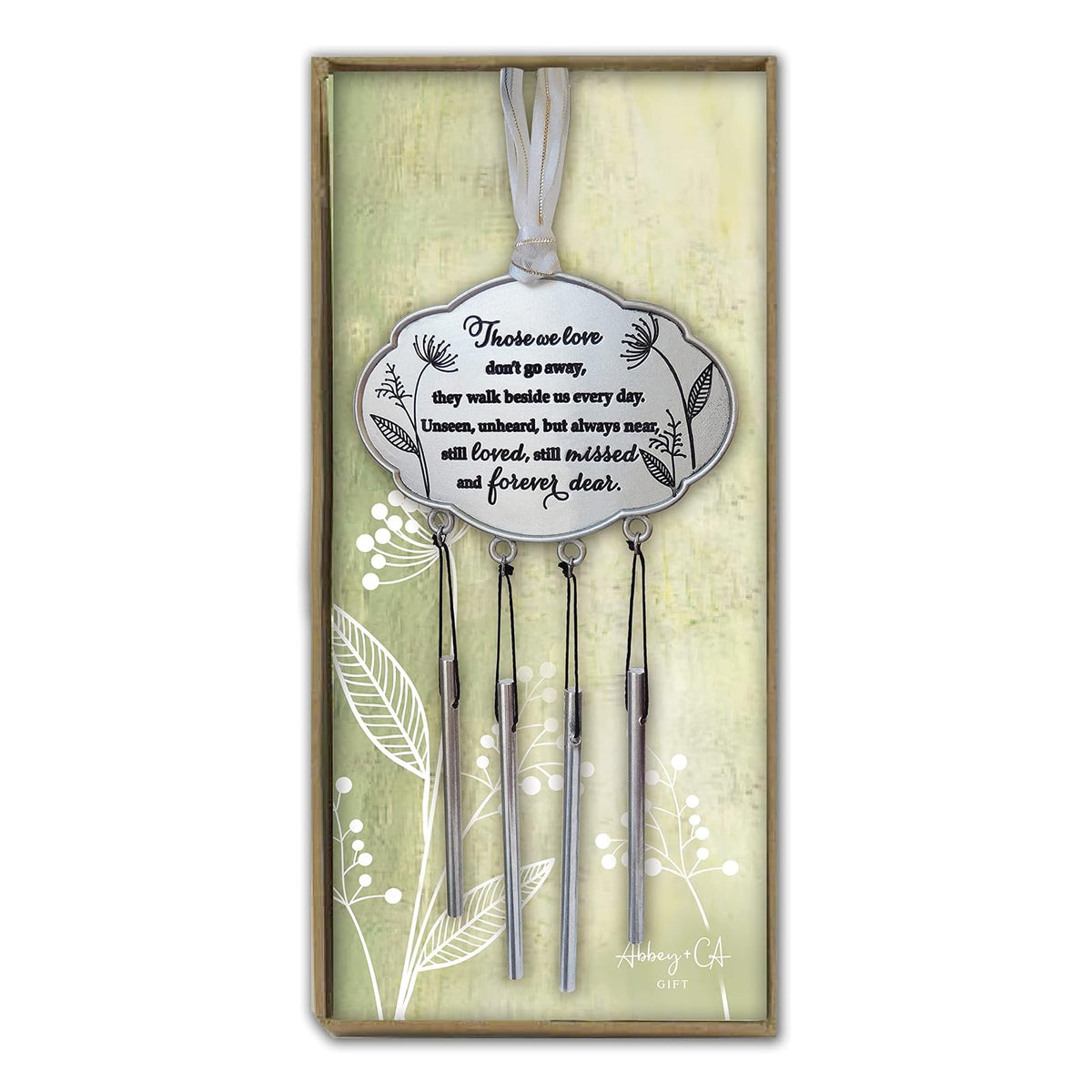 Abbey + CA Gift Wind Chime, Black