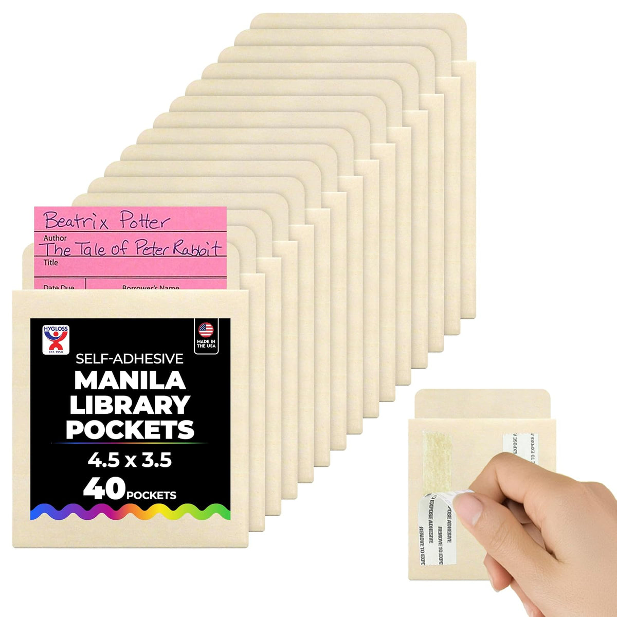 Hygloss Envelope, Deep Low Back, white