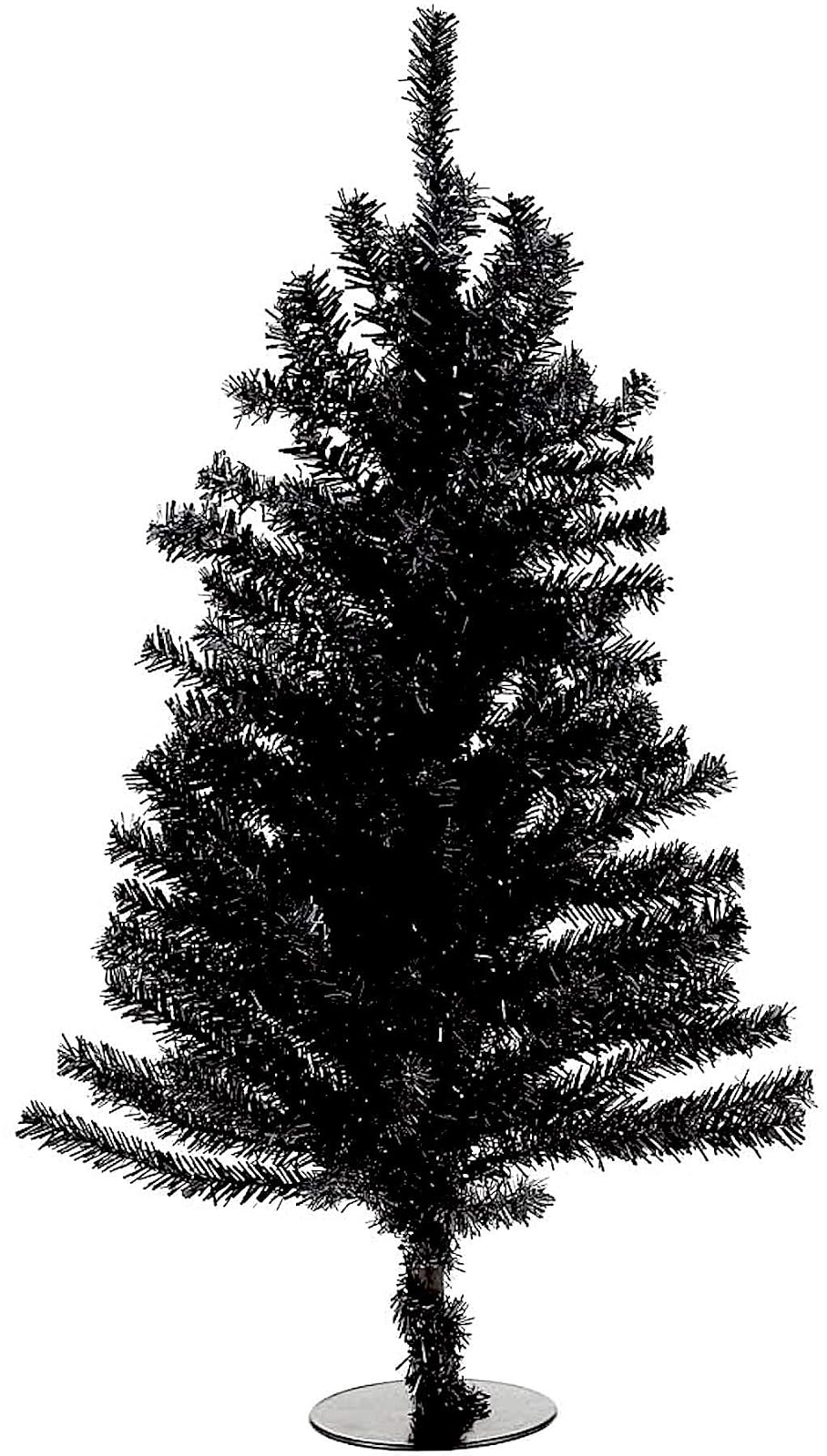 Kurt Adler 18" Black Mini Christmas Tree