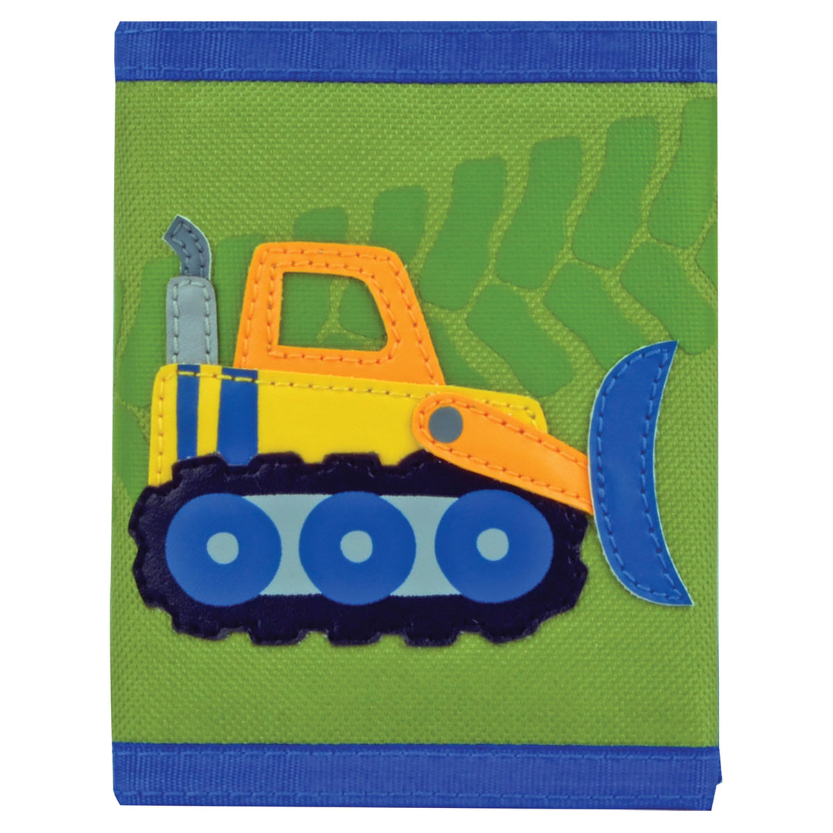 Stephen Joseph Wallet, 10.5" x 4.5", Green, Blue