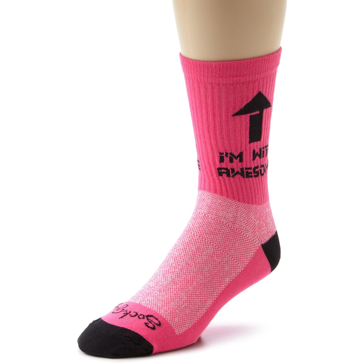 SockGuy Socks, Large-X-Large, Pink
