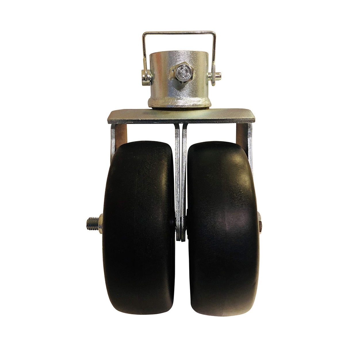 6" Dual Wheel Trailer Jack Caster (2,000 Pound Rated)