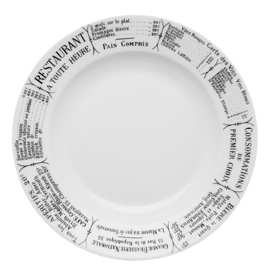 Pillivuyt Brasserie Plate, 10.5"