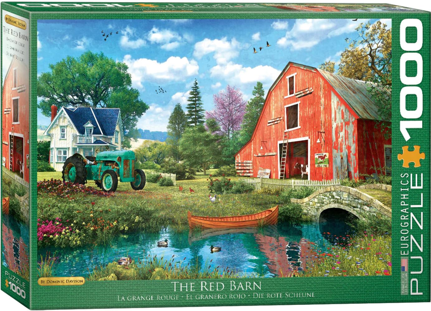 EuroGraphics The Red Barn 1000-Piece Puzzle