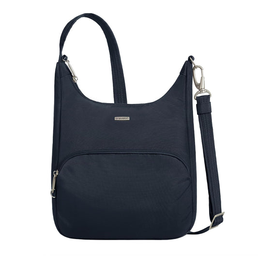 Travelon Anti-Theft Classic Essential Messenger Bag, Midnight, One Size
