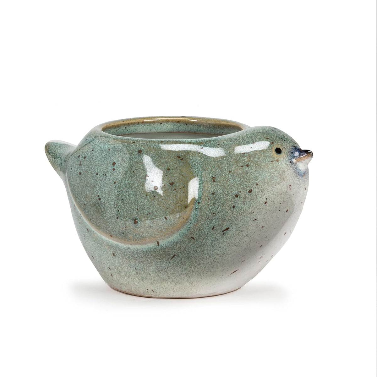 Abbott Collection Planter, 3"H, Blue Bird (3"h)