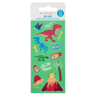 Stephen Joseph Sticker Decal, 4.75 inches by 2.25 inches, Dinofriends