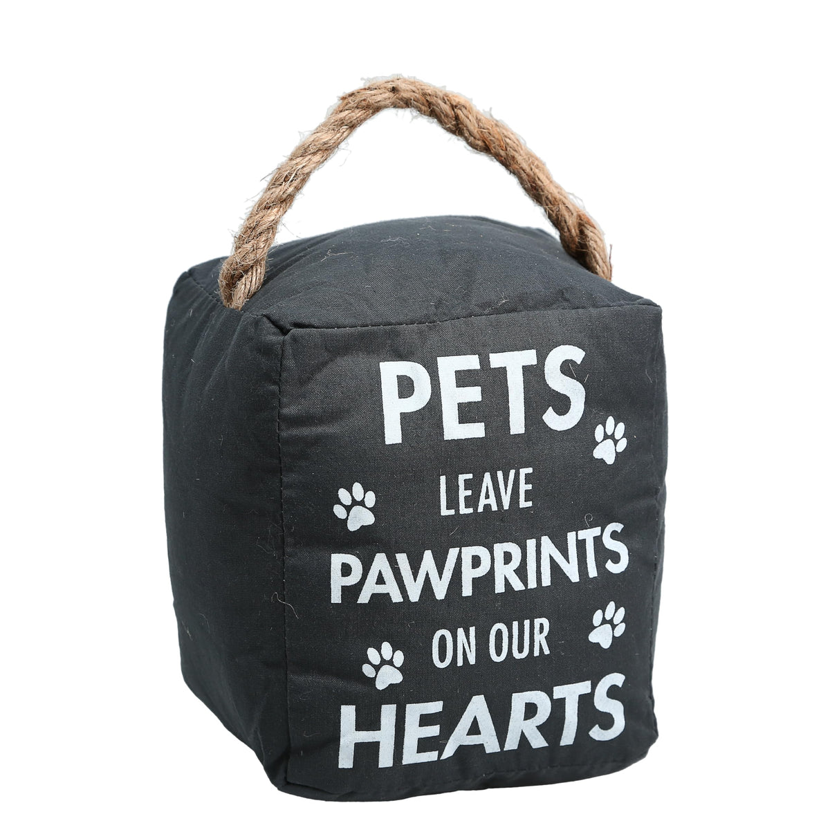 Pavilion Gift Company Doorstop, 5" x 6", Gray, White