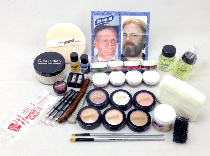 Graftobian Make Up, 33 Piece Set, Light/Fair