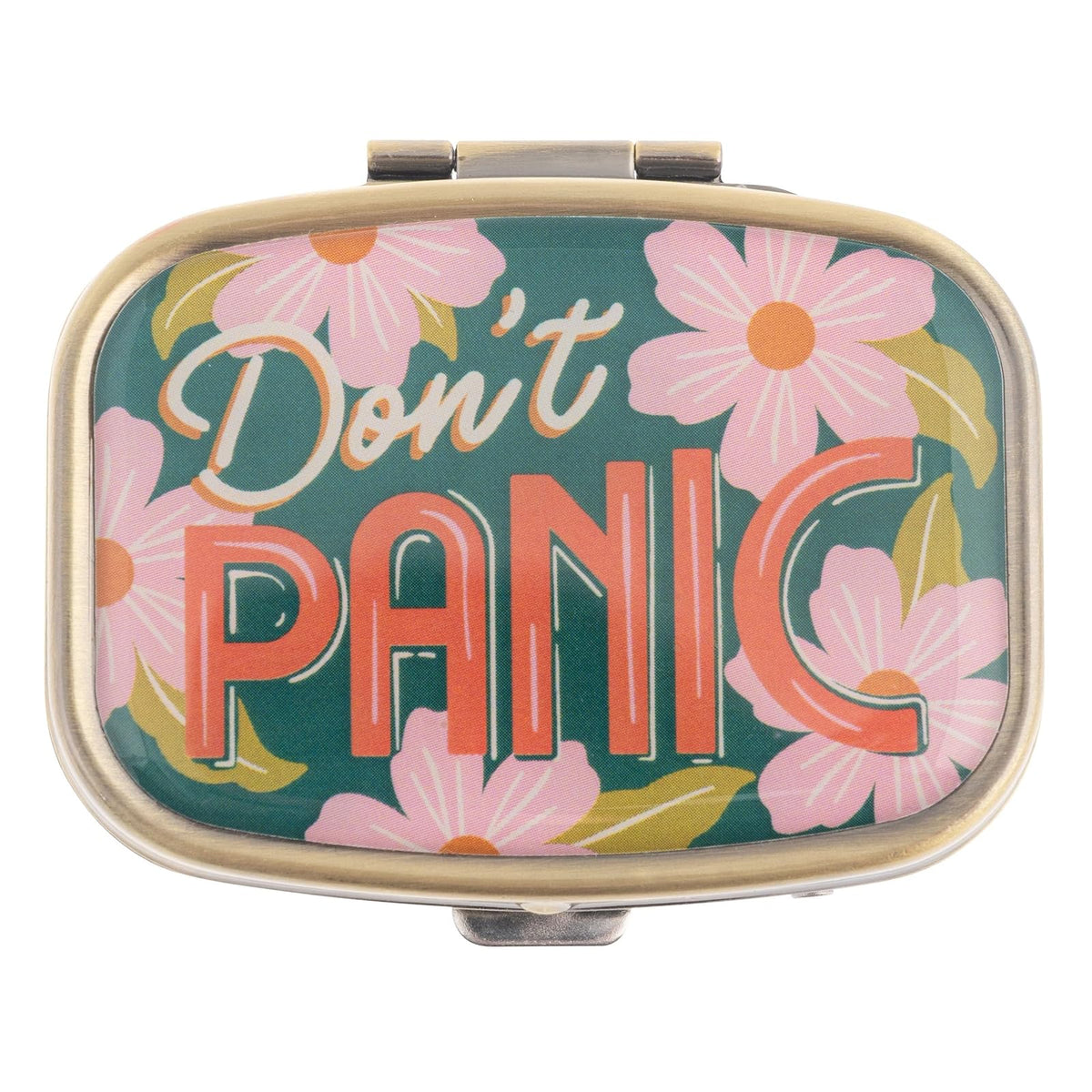 Karma Personal Pill Dispenser, One Size, Don't Panic