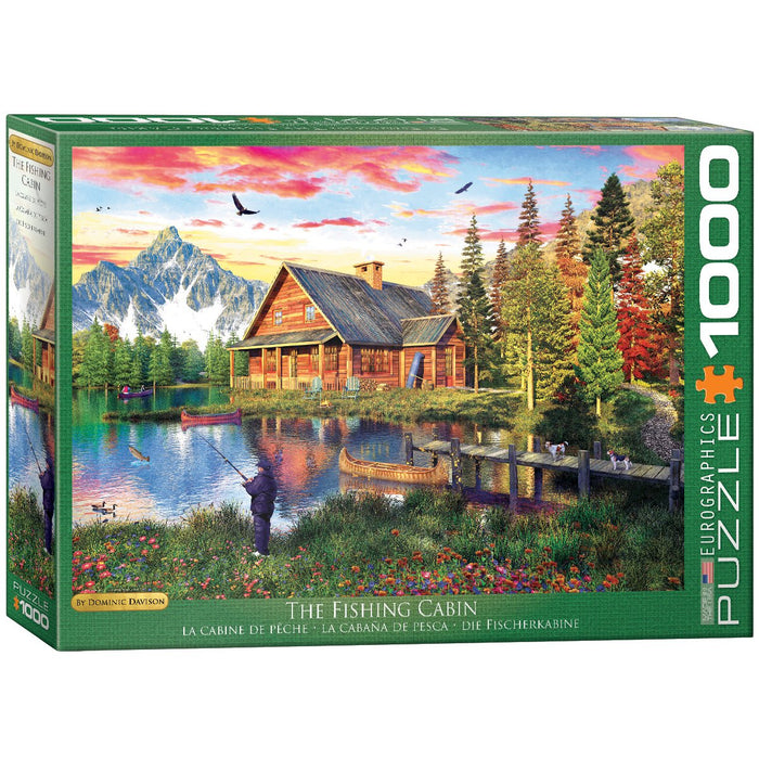 EuroGraphics (EURHR The Fishing Cottage 1000Piece Puzzle 1000Piece Jigsaw Puzzle